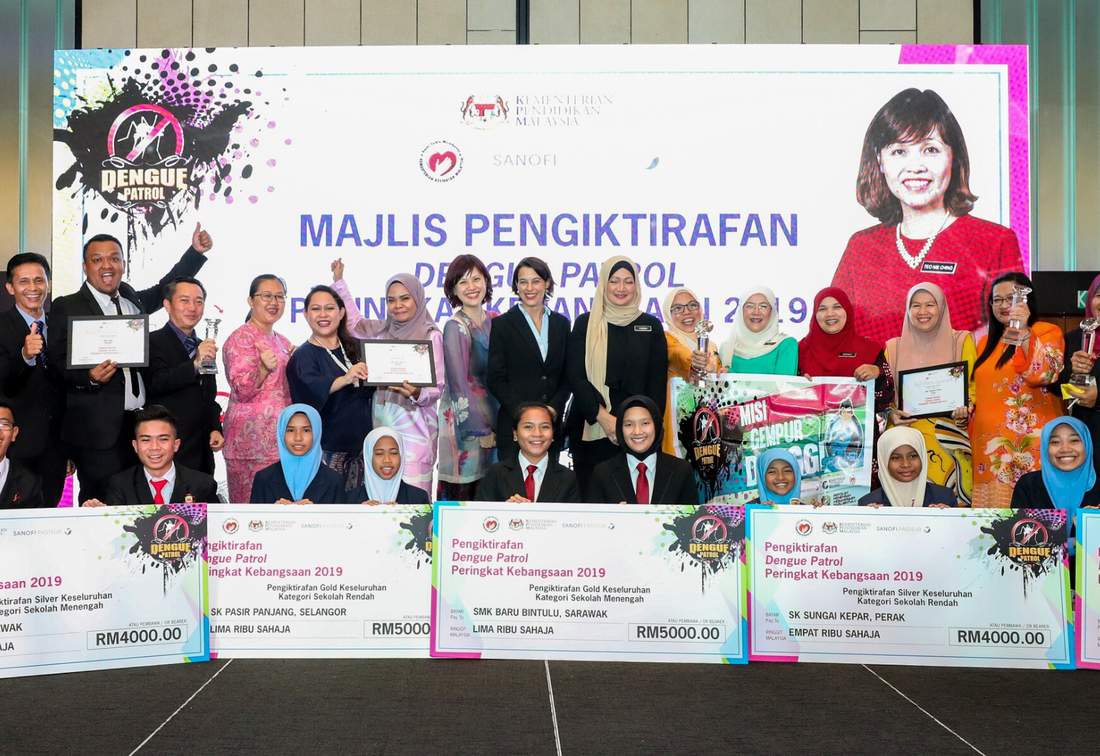 Healthcaretoday, Dengue Patrol, dengue patrollers, dengue, aedes, mosquito, primary school, secondary school, Ministry of Education, Faridah Yang Razali